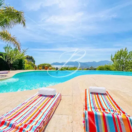 Bleu Rivage - Piscine Vue Panoramique Villa Cannes